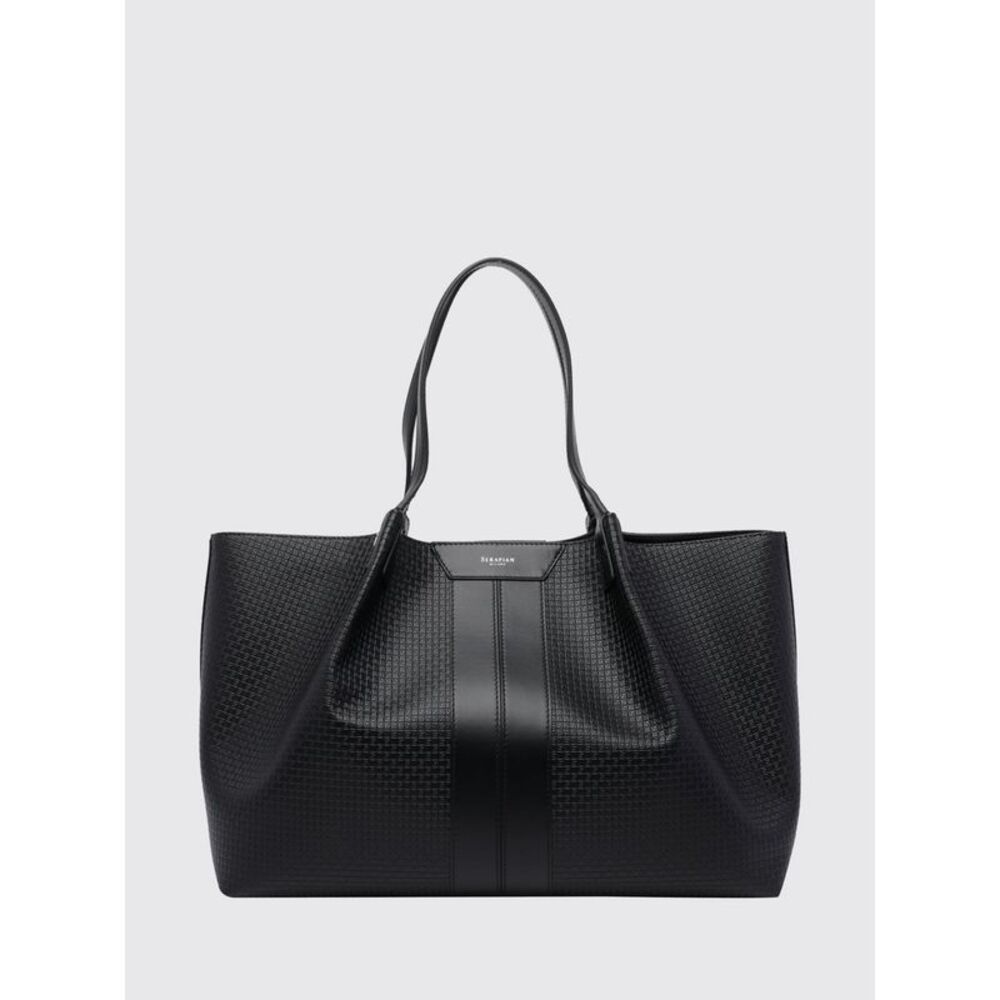 Serapian Tote Bag Woman Black